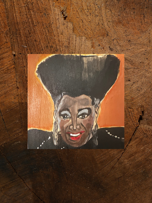 Custom Pattie Labelle Hand Painted Coaster