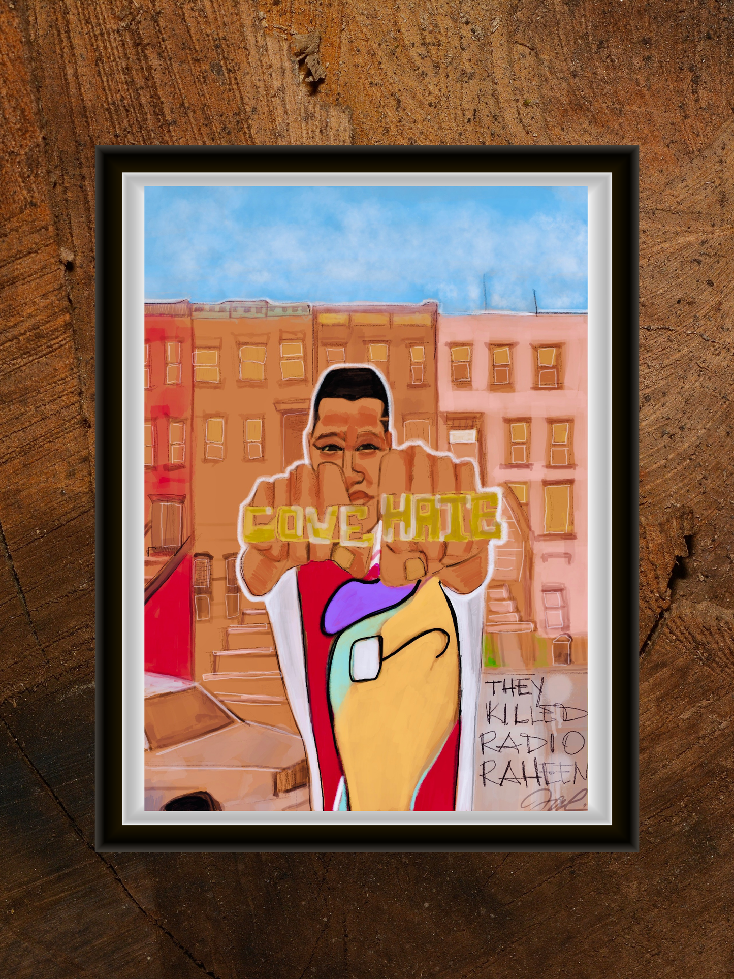 They Killed Radio Raheem (Digital Sketch)