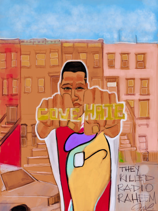 They Killed Radio Raheem (Digital Sketch)